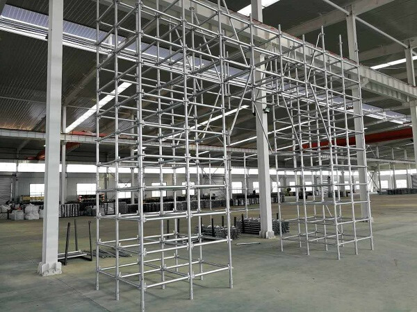 How to set up scaffolding
